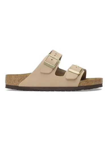 Birkenstock | ARIZONA SFB NUBUCK LEATHER SANDCASTLE | 1019016