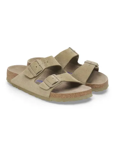 Birkenstock | ARIZONA SFB SUEDE LEATHER FADED KHAKI | 1019088