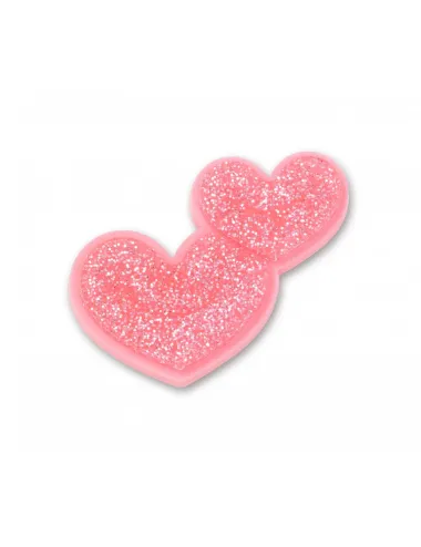 Crocs | Glitter Heart Duo Jibbitz | CR.4840 JIB