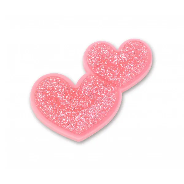 Crocs | Glitter Heart Duo Jibbitz | CR.4840 JIB