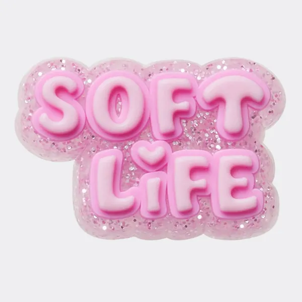 Crocs | Tiny Pink Soft Life Jibbitz | CR.4834 JIB