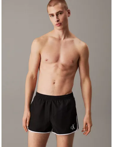 Calvin Klein | Short da bagno Runner CK Monogram | KM0KM01119-BEH
