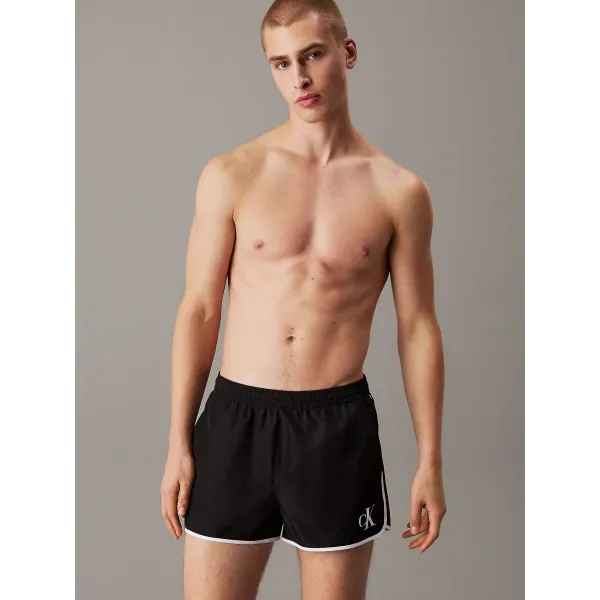 Calvin Klein | Short da bagno Runner CK Monogram | KM0KM01119-BEH