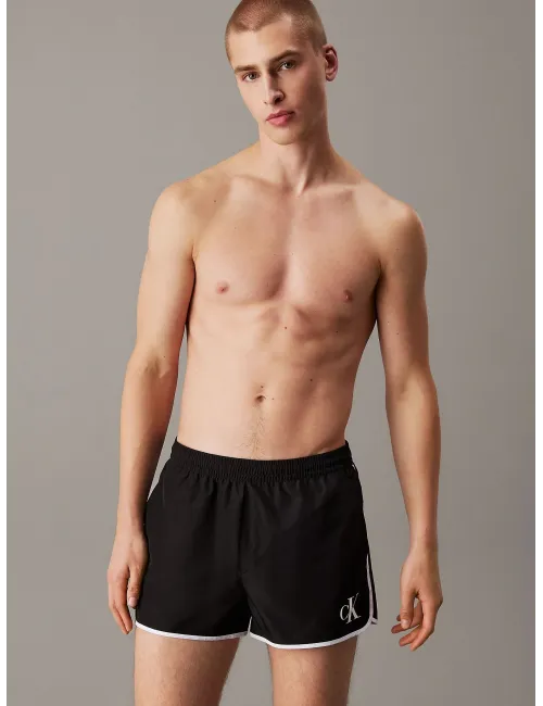 Calvin Klein | Short da bagno Runner CK Monogram | KM0KM01119-BEH