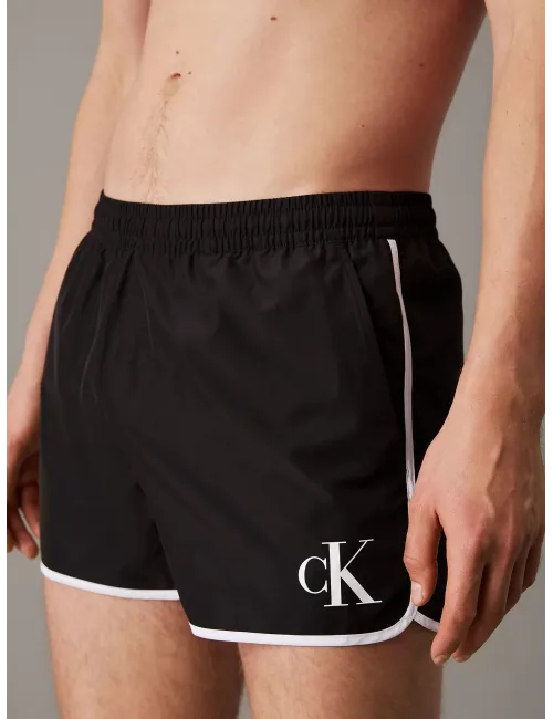 Calvin Klein | Short da bagno Runner CK Monogram | KM0KM01119-BEH