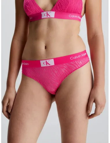 Calvin Klein |PERIZOMA PIZZO FUXIA Donna| QF7378E FUD