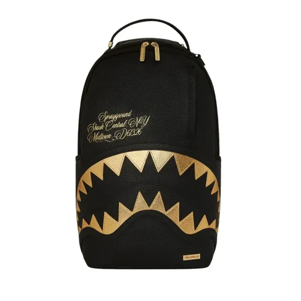 Sprayground |SHARK CENTRAL GOLD DLXSV| 910B7166NSZ