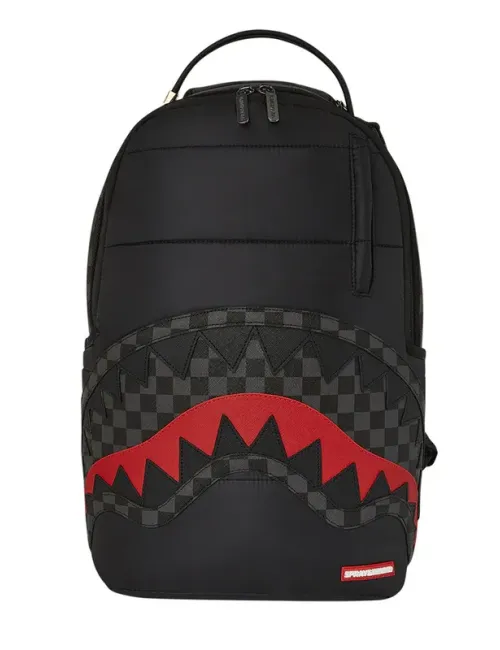 Sprayground |BLACK PUFFER GREY CHECK| 910B6780NSZ