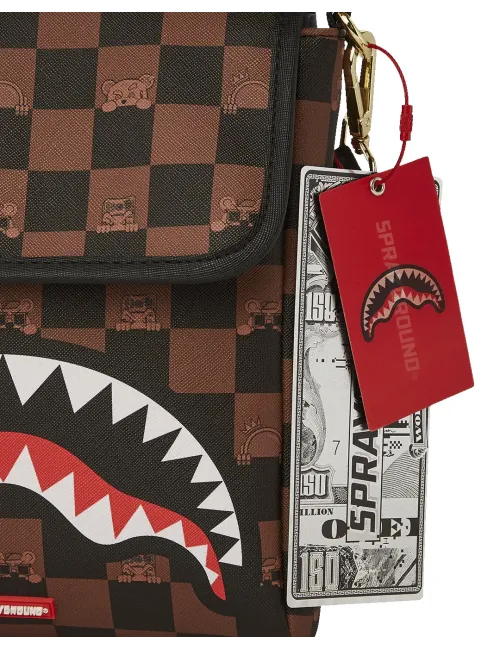 Sprayground |PEEKING CHARACTER CHECK MESSENGER S| 910B7505NSZ