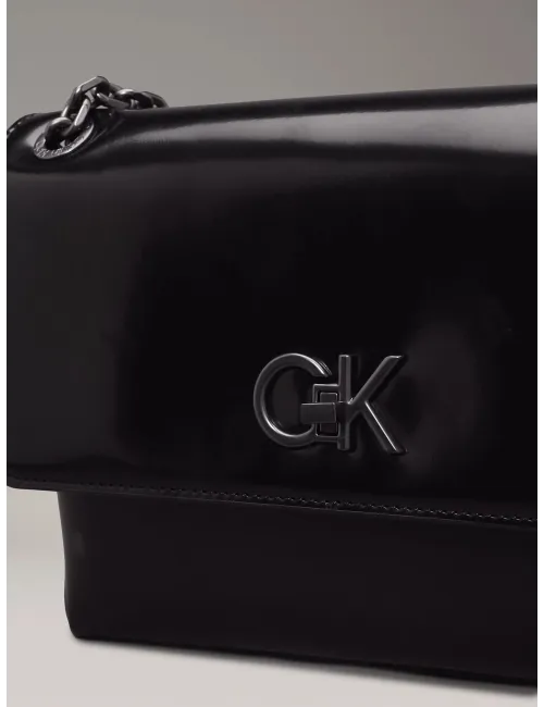 Calvin Klein | RE-LOCK CONV SHOULDER BAG_SHINY | K60K612685