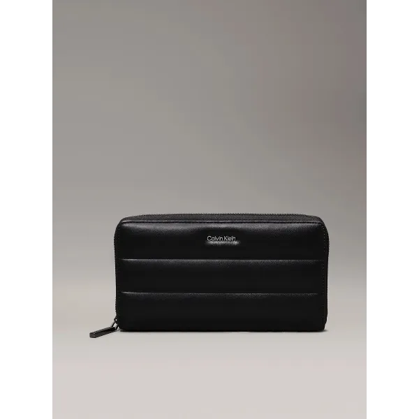 Calvin Klein | PORTAFOGLIO ZIP INTEGRALE TRAPUNTATO | K60K612199