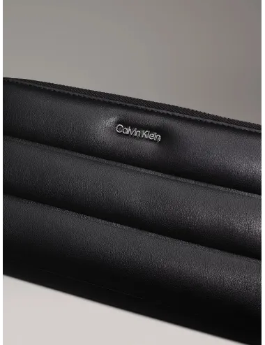 Calvin Klein | PORTAFOGLIO ZIP INTEGRALE TRAPUNTATO | K60K612199