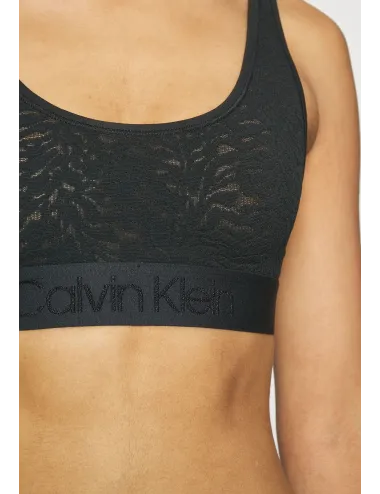 Calvin Klein | BRALETTE IN PIZZO NERO | QF7340E UIB1