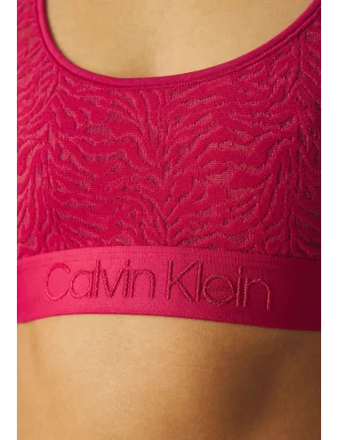 Calvin Klein | BRALETTE IN PIZZO BORDEAUX | QF7340E FDK