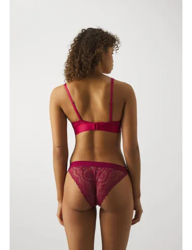 Calvin Klein | BRALETTE IN PIZZO BORDEAUX | QF7340E FDK