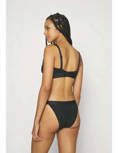 Calvin Klein | HIGH LEG TANGA IN PIZZO NERO | QF7347E UB1
