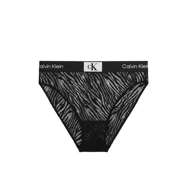 Calvin Klein | SLIP IN PIZZO NERO | QF7379E