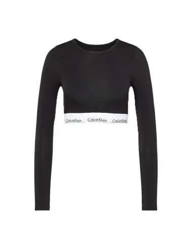 Calvin Klein | MAGLIA CROP CON ELASTICO | QF8009E-UB1
