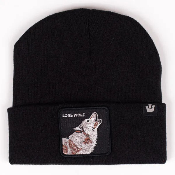 Goorin Bros | Beanie Lone Wolf - Lupo | 107 0120 BLK