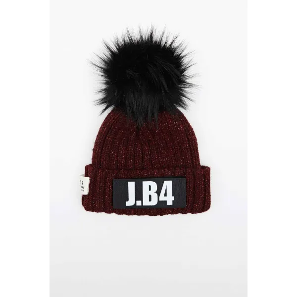 J.B4 | Berretto speaking pompon lurex | CAP - SPEAK - LUREX - PON PON