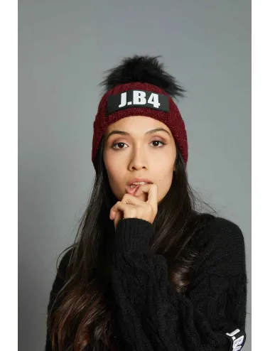 J.B4 | Berretto speaking pompon lurex | CAP - SPEAK - LUREX - PON PON