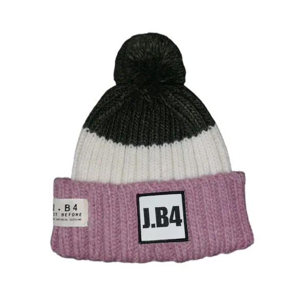 J.B4 | Berretto mood pompon multicolore | CAP MOOD OF THE DAY POM POM