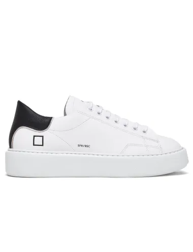 D.A.T.E. | SFERA CALF WHITE-BLACK | W391-SF-BA-WB