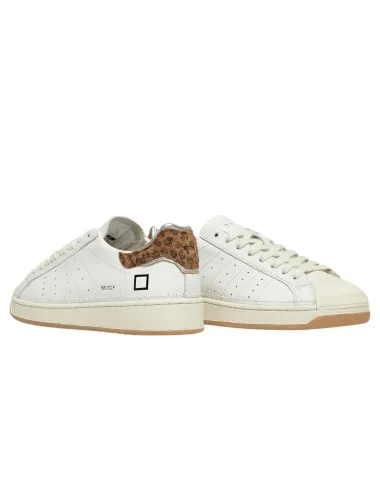 D.A.T.E. | BASE CALF WHITE-LEOPARD | W411-BA-CA-WD
