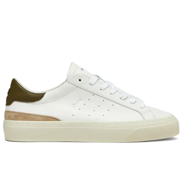 D.A.T.E. | SONICA CALF WHITE-ARMY | M411-SO-CA-WA
