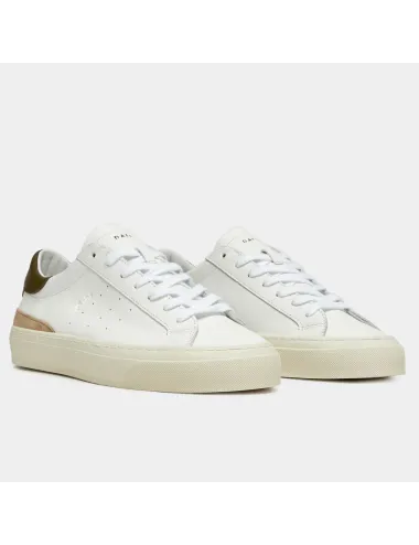 D.A.T.E. | SONICA CALF WHITE-ARMY | M411-SO-CA-WA