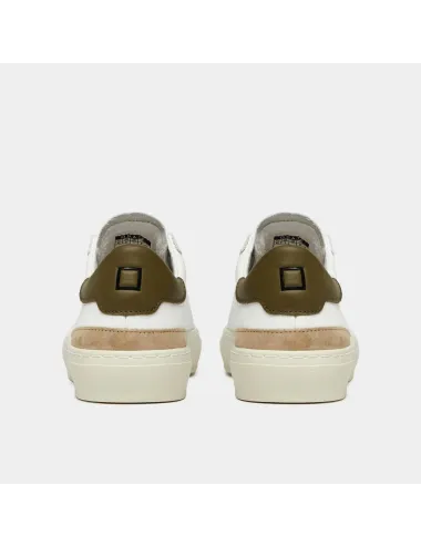 D.A.T.E. | SONICA CALF WHITE-ARMY | M411-SO-CA-WA