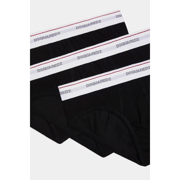 DSQUARED2 | 3-Pack Basic Brief/Slip | Spedizione gratis | DCX610040
