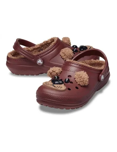 Crocs |  Classic Lined IAM Brown Bear Clog Toddler | CR.210019