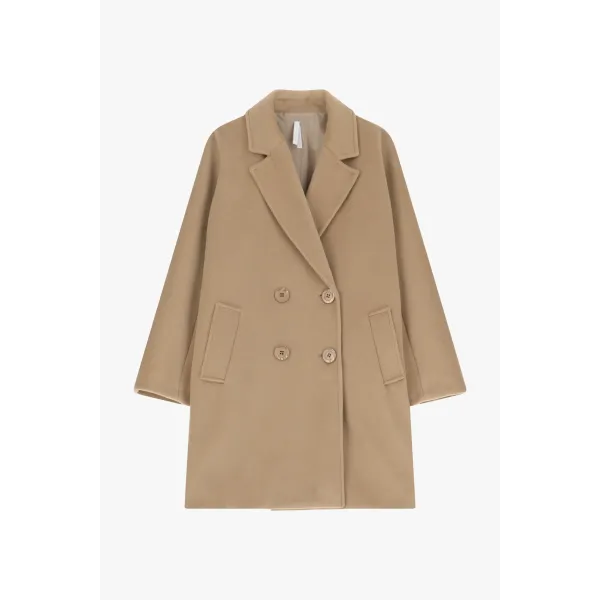 Imperial Fashion | Cappotto donna doppiopetto classico | KI79IIK184