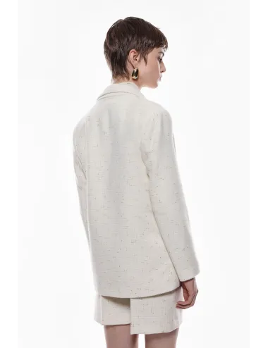 Imperial Fashion |  Blazer effetto tweed con tasche | J9990036S