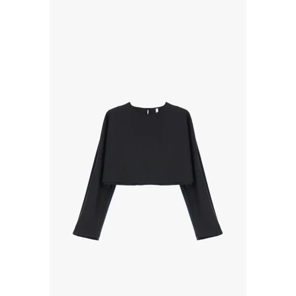 Imperial Fashion | Maglia crop a maniche lunghe | TV53IIC