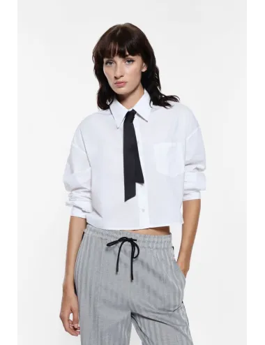 Imperial Fashion | Camicia corta con cravatta sottile | CMI5ITP