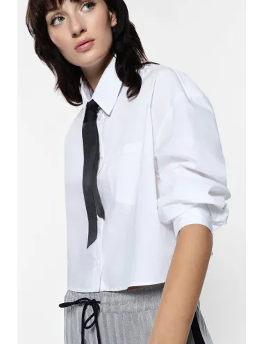 Imperial Fashion | Camicia corta con cravatta sottile | CMI5ITP