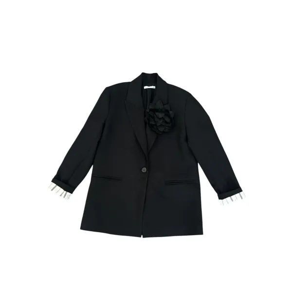 Imperial Fashion | Giacca con spilla e polsini a righe | J9990020S
