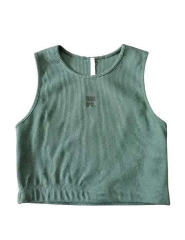 Imperial Fashion | Crop top con logo centrale | RHA4C2UIMP
