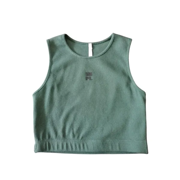Imperial Fashion | Crop top con logo centrale | RHA4C2UIMP