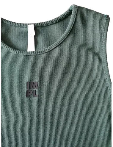 Imperial Fashion | Crop top con logo centrale | RHA4C2UIMP