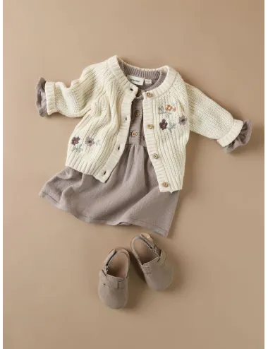 Lil' Atelier | Cardigan a maglia con fiori | 13233548