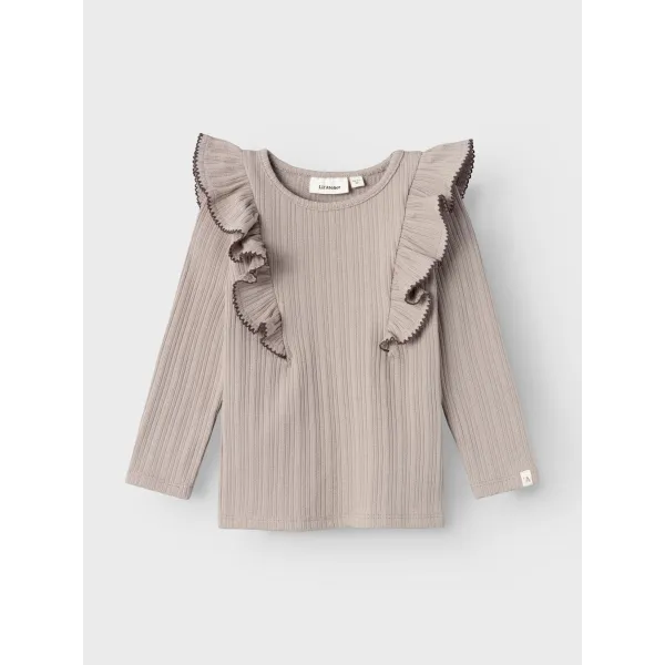 Lil' Atelier | Maglia manica lunga con rouches da bambina | 13233815