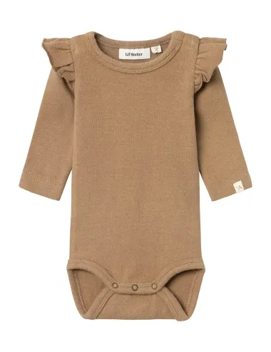 Lil' Atelier | Body manica lunga con ruches da neonata | 13231618