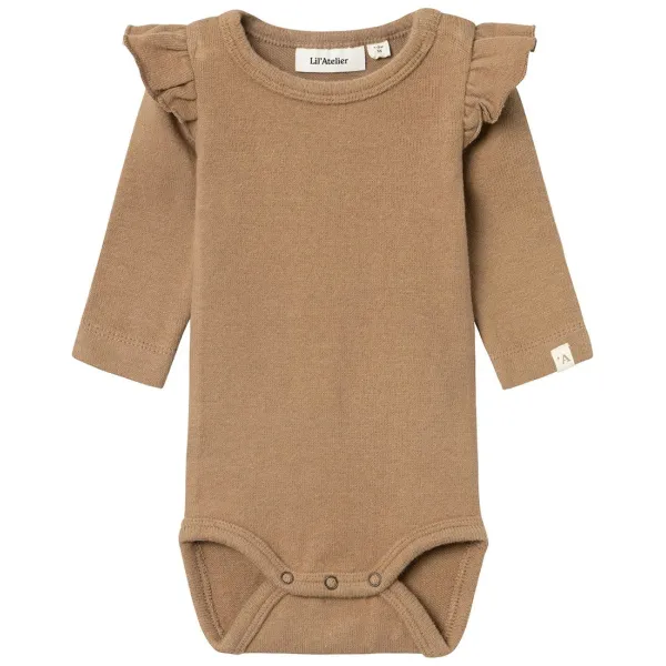 Lil' Atelier | Body manica lunga con ruches da neonata | 13231618