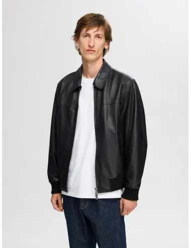 Selected Homme | Giubbino in vera pelle | Spedizione gratis | 16094771