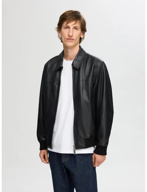 Selected Homme | Giubbino in vera pelle | Spedizione gratis | 16094771