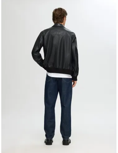 Selected Homme | Giubbino in vera pelle | Spedizione gratis | 16094771