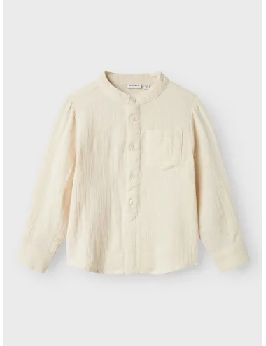 Name it | Camicia con collo alla coreana | 13240415